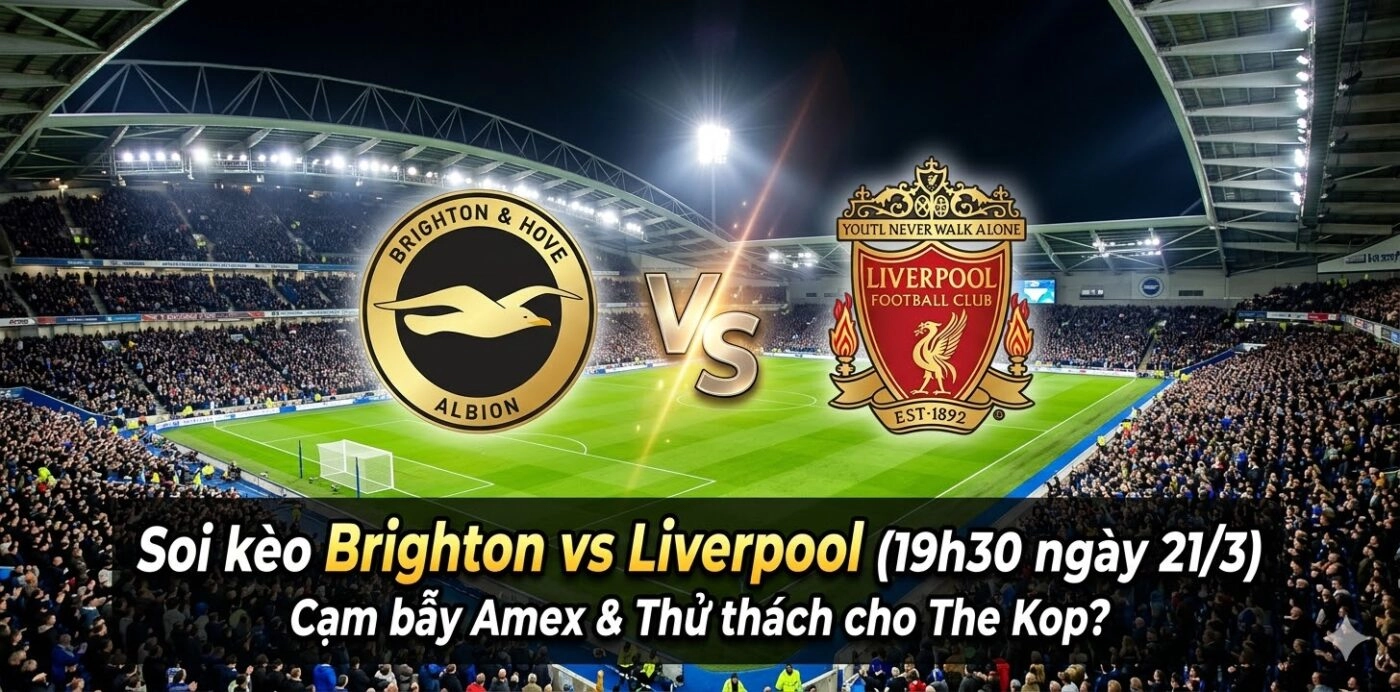 soi kèo Brighton vs Liverpool