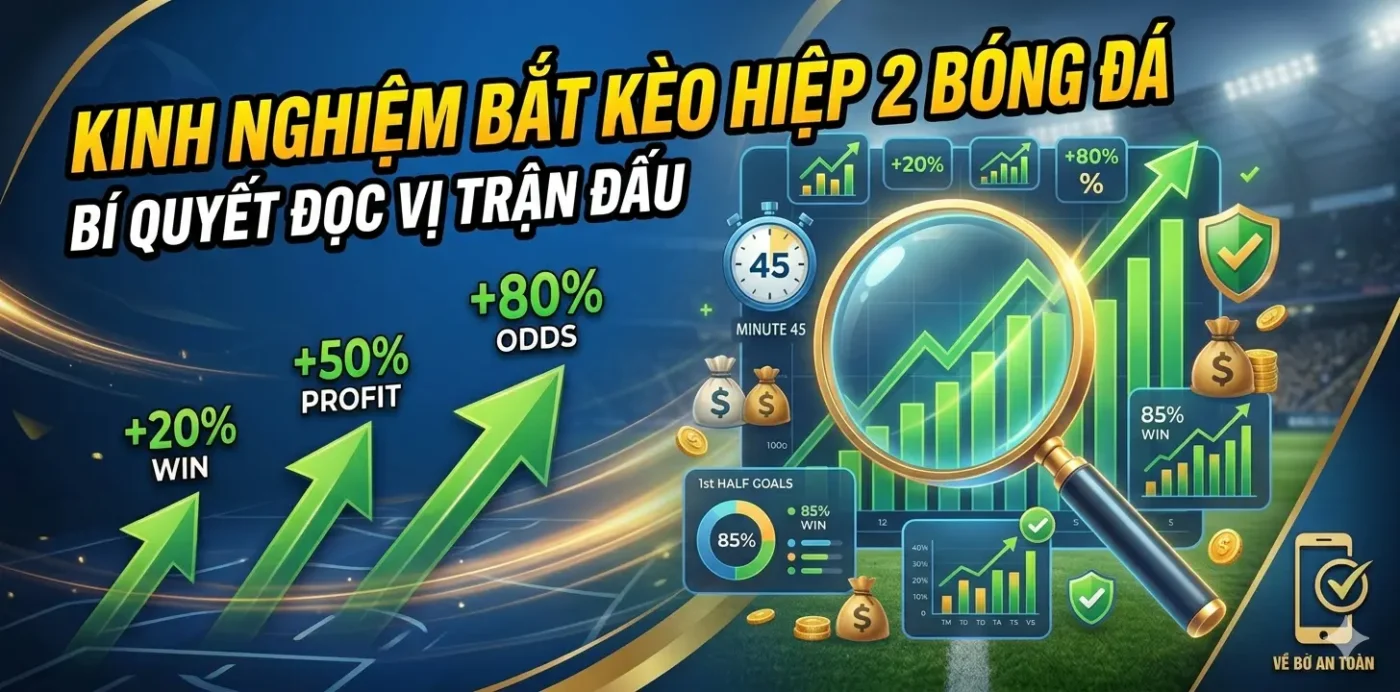 Kinh Nghiệm Bắt Kèo Hiệp 2 Bóng Đá: Bí Quyết Đọc Vị Trận Đấu